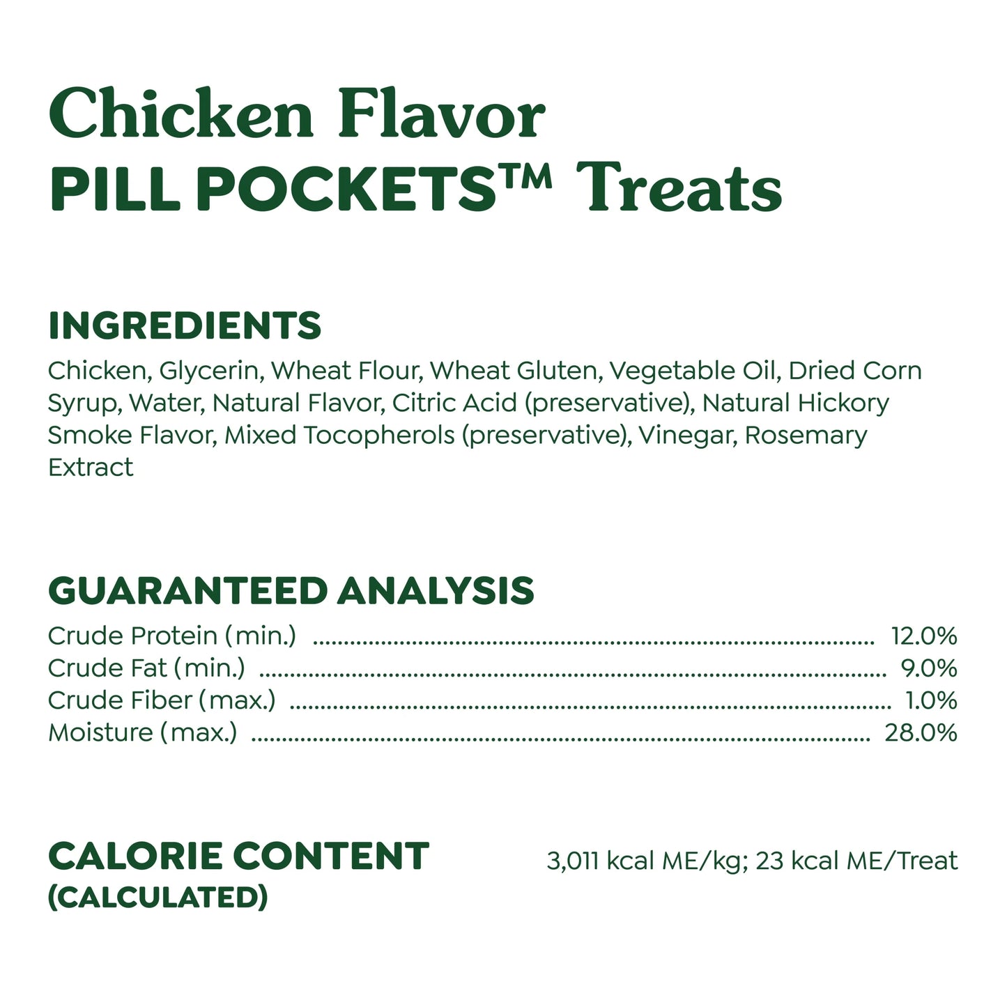 Pill Pockets for Dogs Chicken Flavor Large, Capsule Size Soft Dog Treats, 7.9 Oz, (30 Pk)