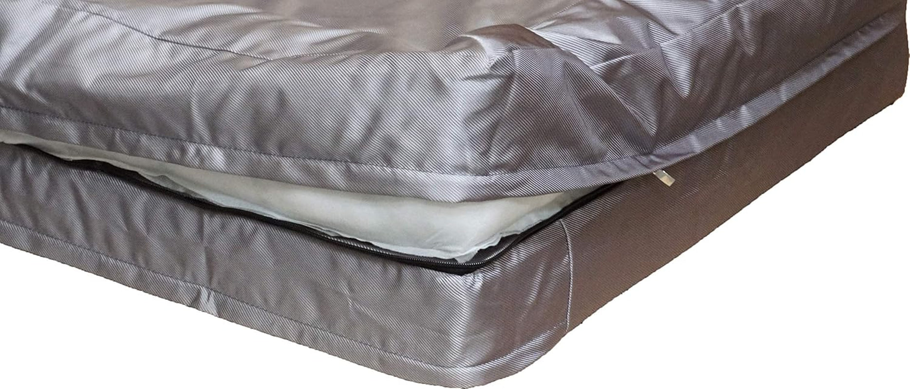 Deluxe Dog Bed Sofa & Lounge W/Premium Orthopedic Memory Foam and Chew Resistant Removable Zipper Cover + Free Bonus Waterproof Liner [Replacement Zipper Covers Available]